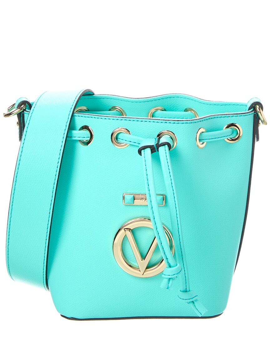 Valentino By Mario Valentino Jules Bonbonniere Leather Bucket Bag ONE SIZE Green