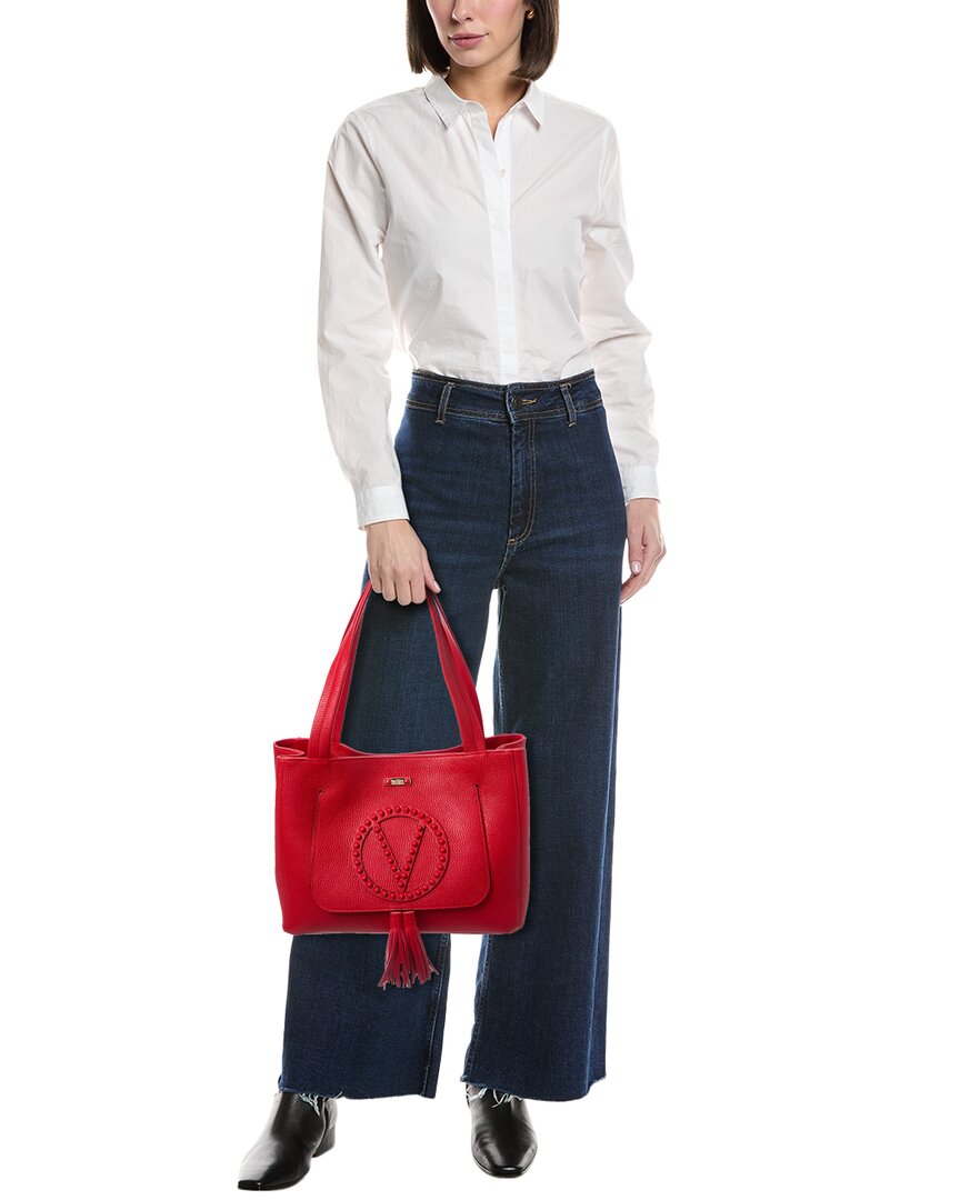 Valentino By Mario Valentino Estelle Rock Leather Tote