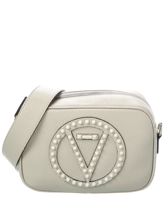 Valentino By Mario Valentino Mia Rock Leather Crossbody ONE SIZE Grey Multi