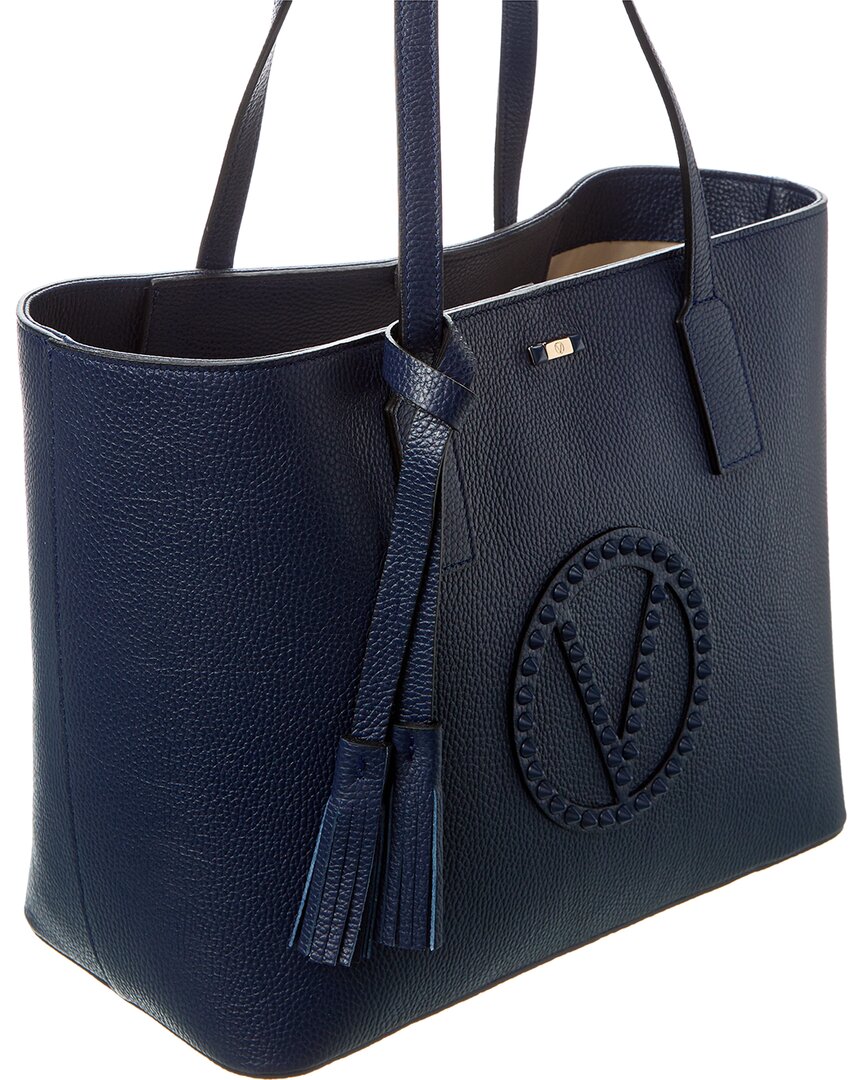 Valentino By Mario Valentino Soho Rock Leather Tote