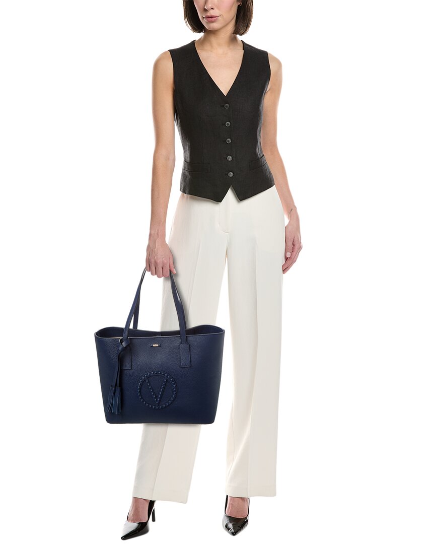 Valentino By Mario Valentino Soho Rock Leather Tote