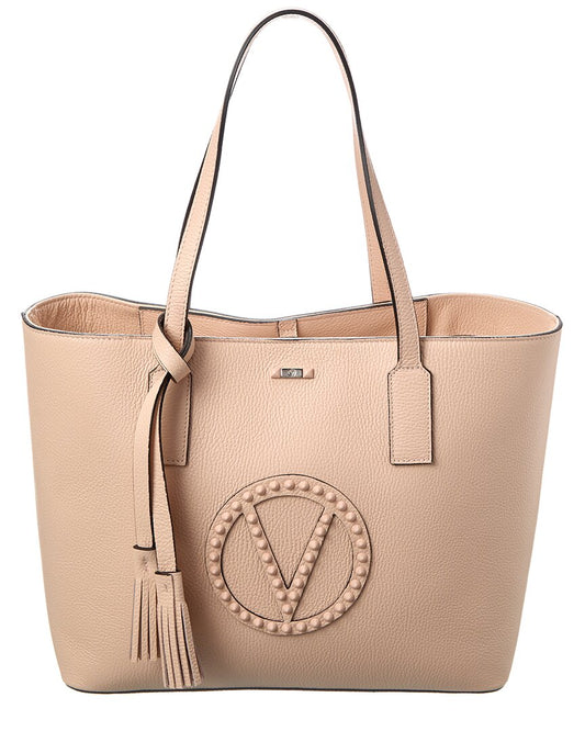 Valentino By Mario Valentino Soho Rock Leather Tote ONE SIZE Pink