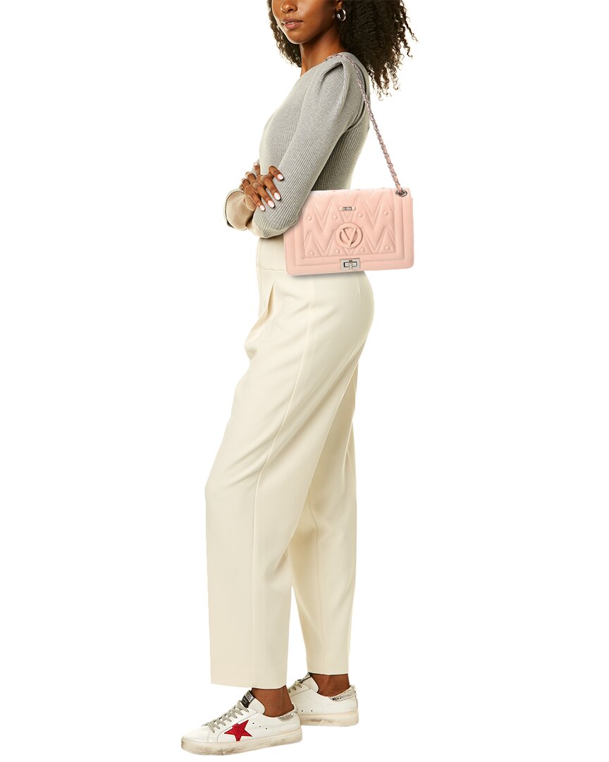 Valentino By Mario Valentino Alice Diamond Leather Shoulder Bag