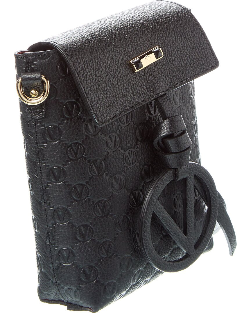 Valentino By Mario Valentino Salma Medallion Leather Crossbody