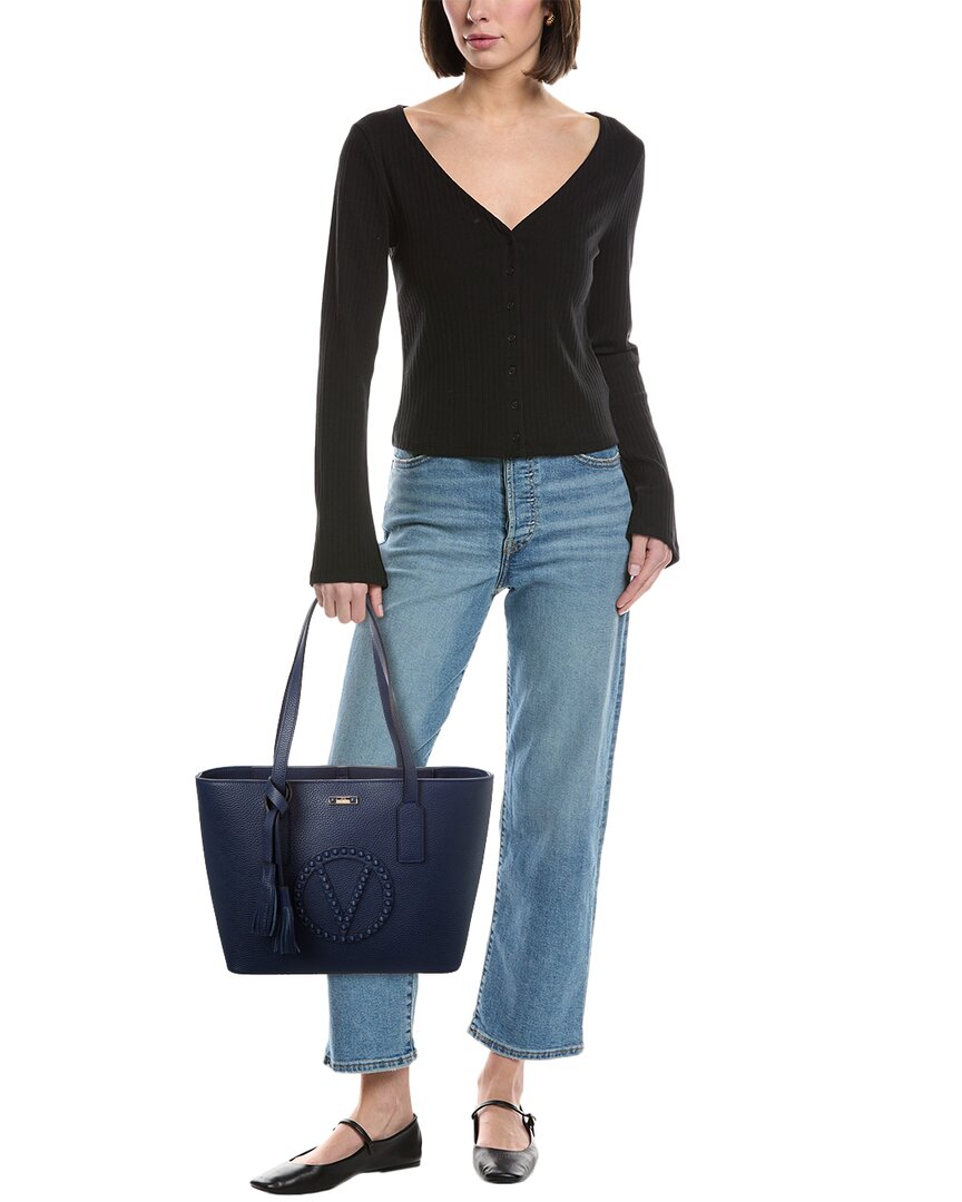 Valentino By Mario Valentino Prince Rock Leather Tote