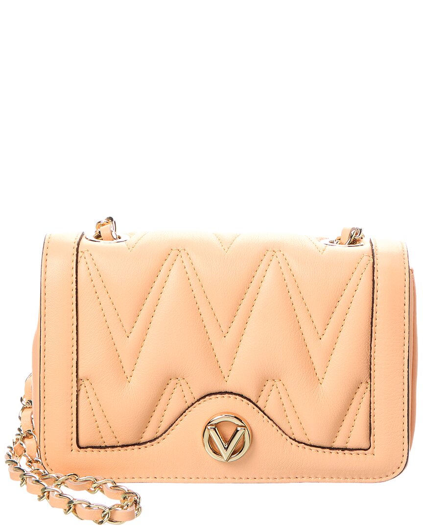 Valentino By Mario Valentino Lady Diamond Leather Crossbody ONE SIZE Pink