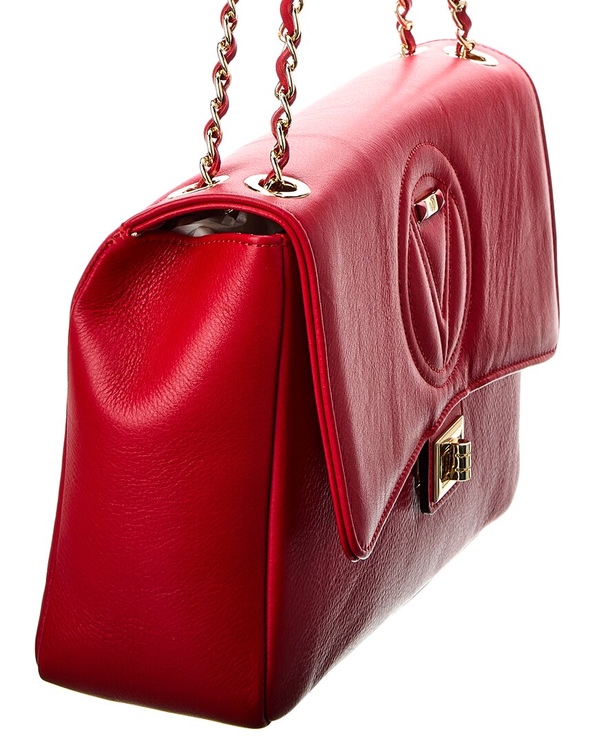 Valentino By Mario Valentino Posh Signature Leather Shoulder Bag