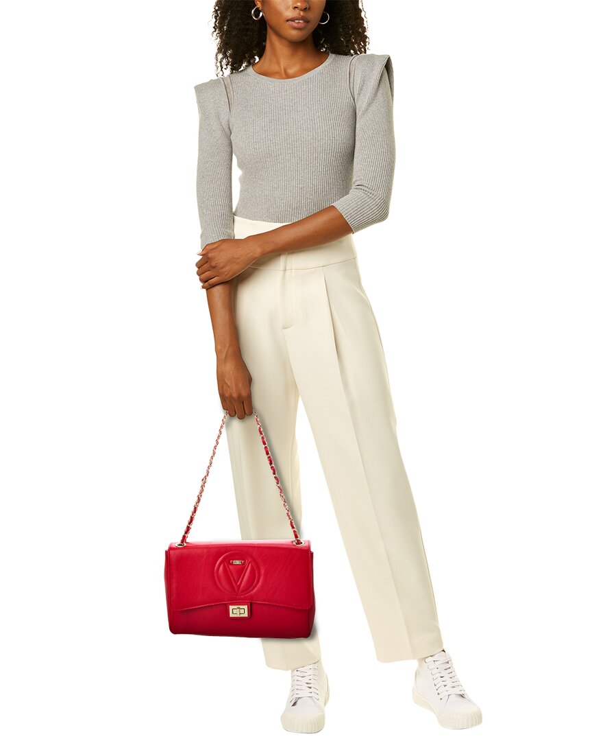 Valentino By Mario Valentino Posh Signature Leather Shoulder Bag