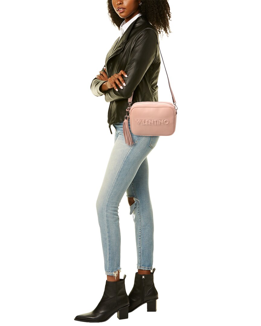 Valentino By Mario Valentino Mia Embossed Leather Crossbody