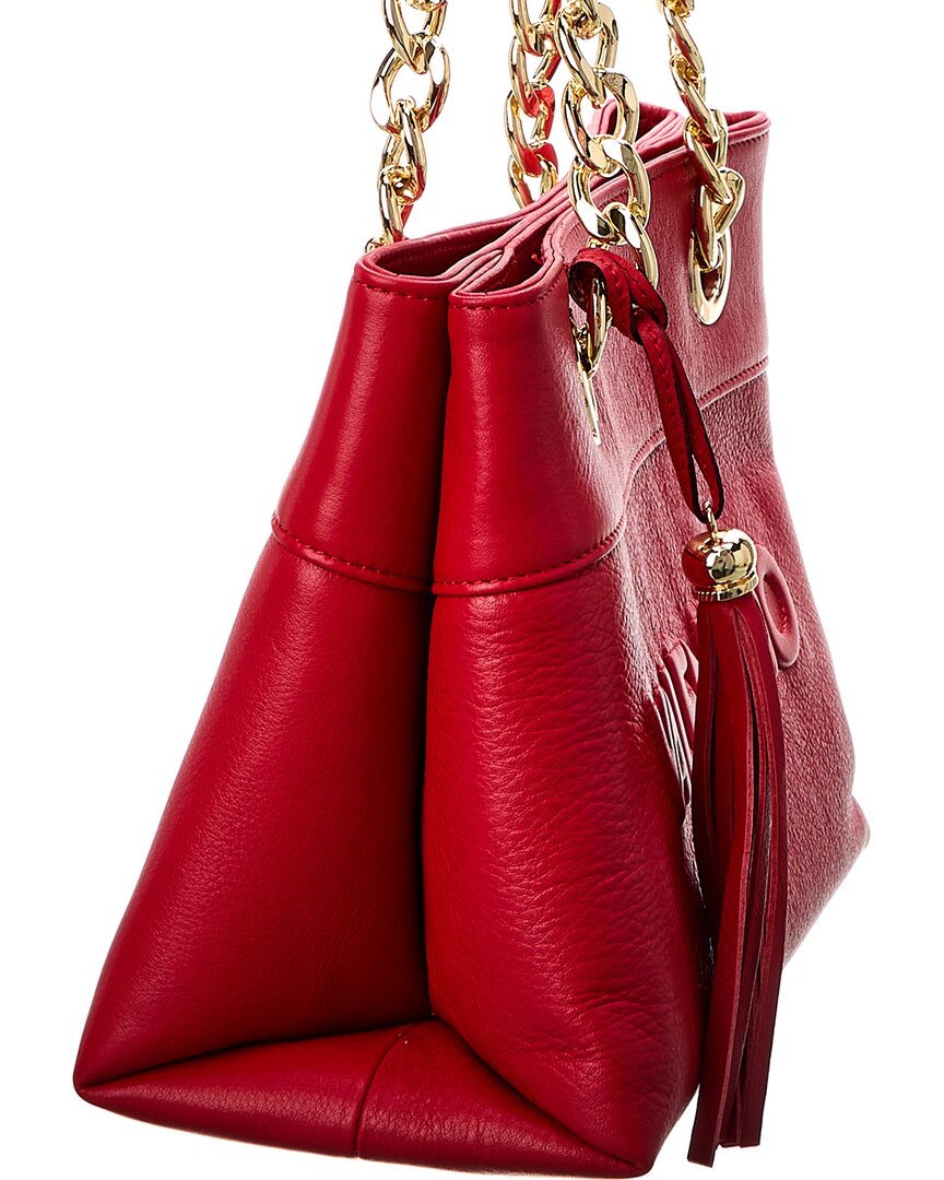 Valentino By Mario Valentino Kali Embossed Leather Shoulder Bag