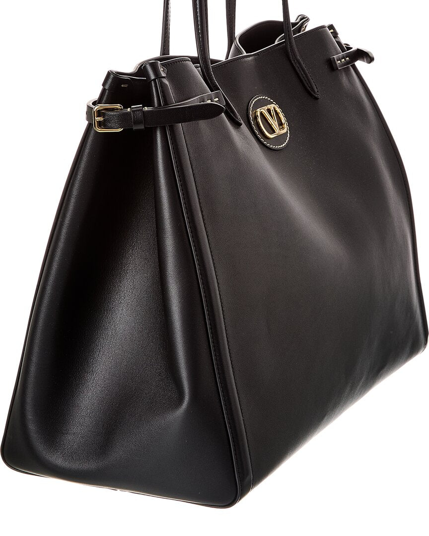 Valentino Antibes Large Leather Tote