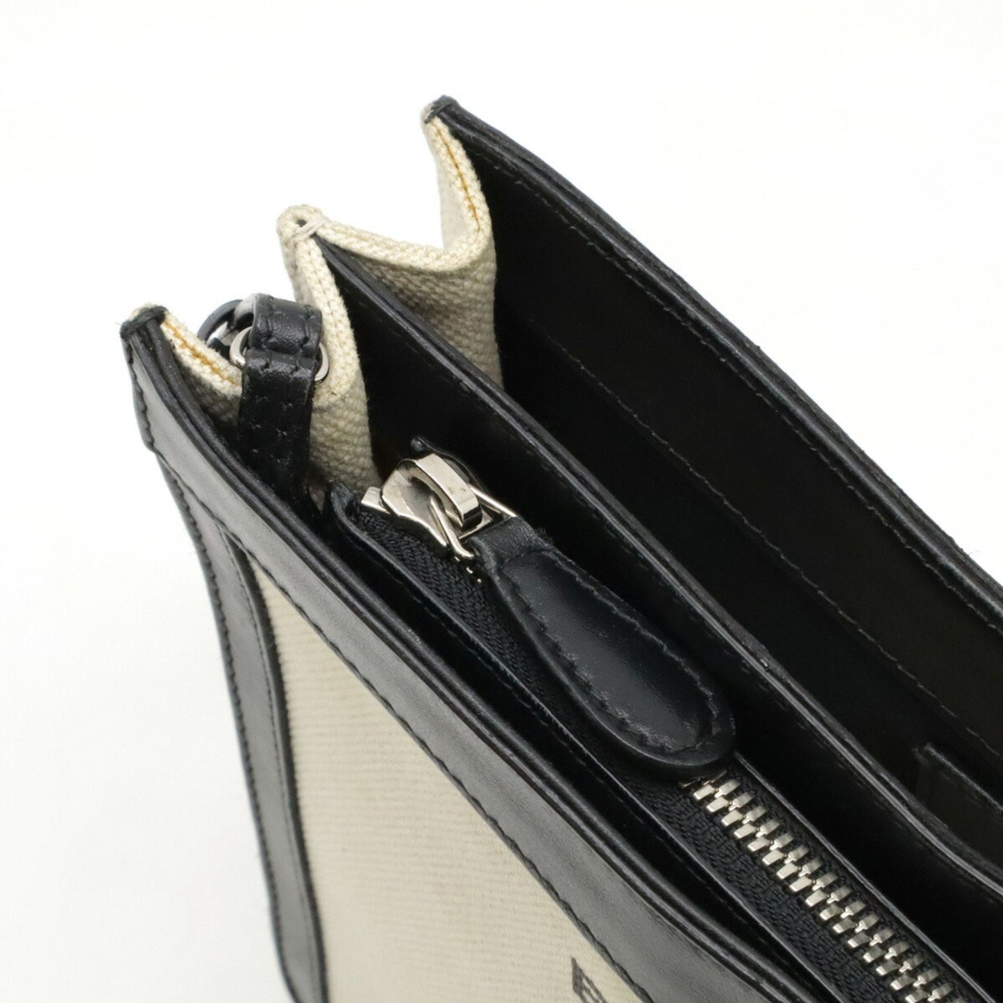 BALENCIAGA Navy Clutch Bag