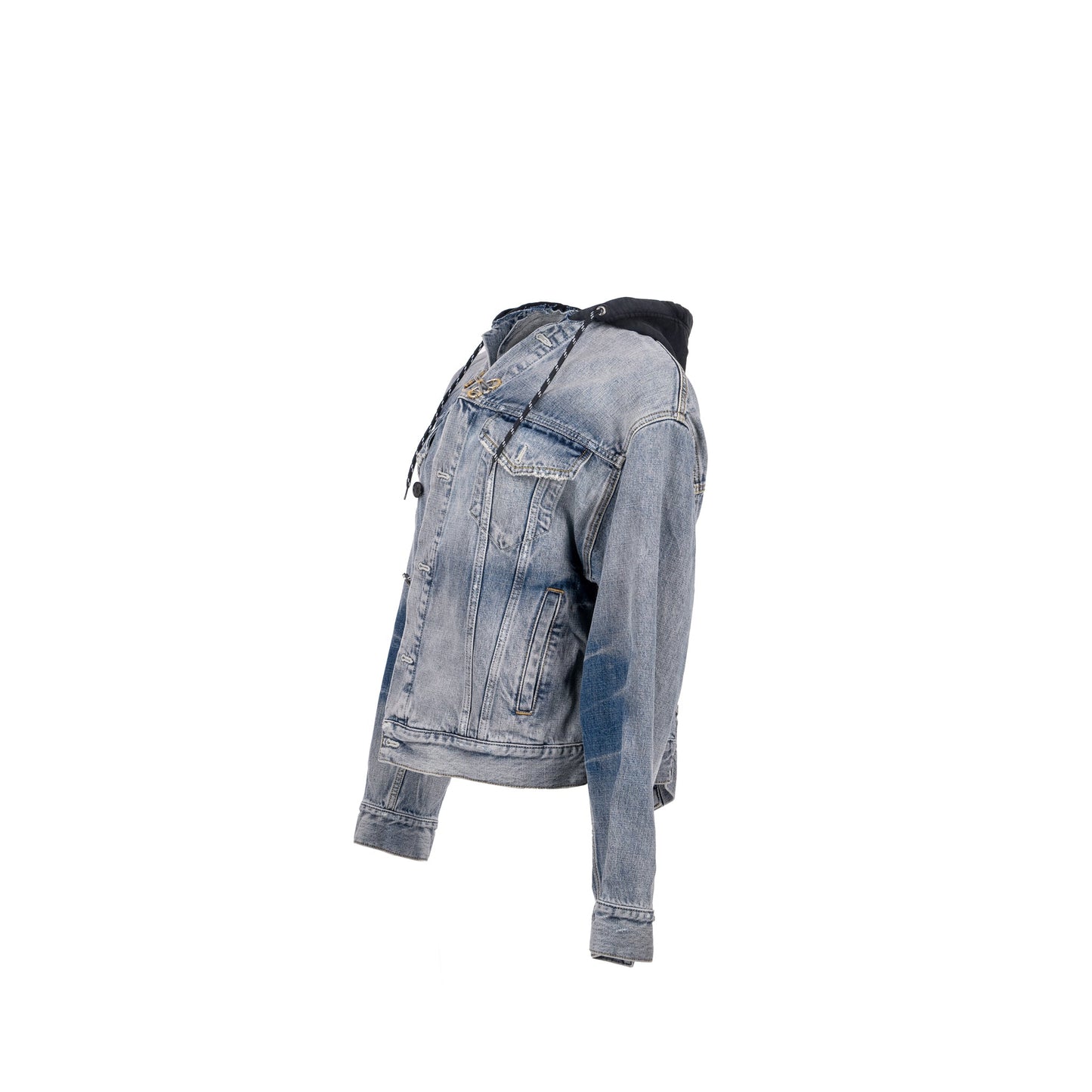 Balenciaga size 38 denim jacket blue