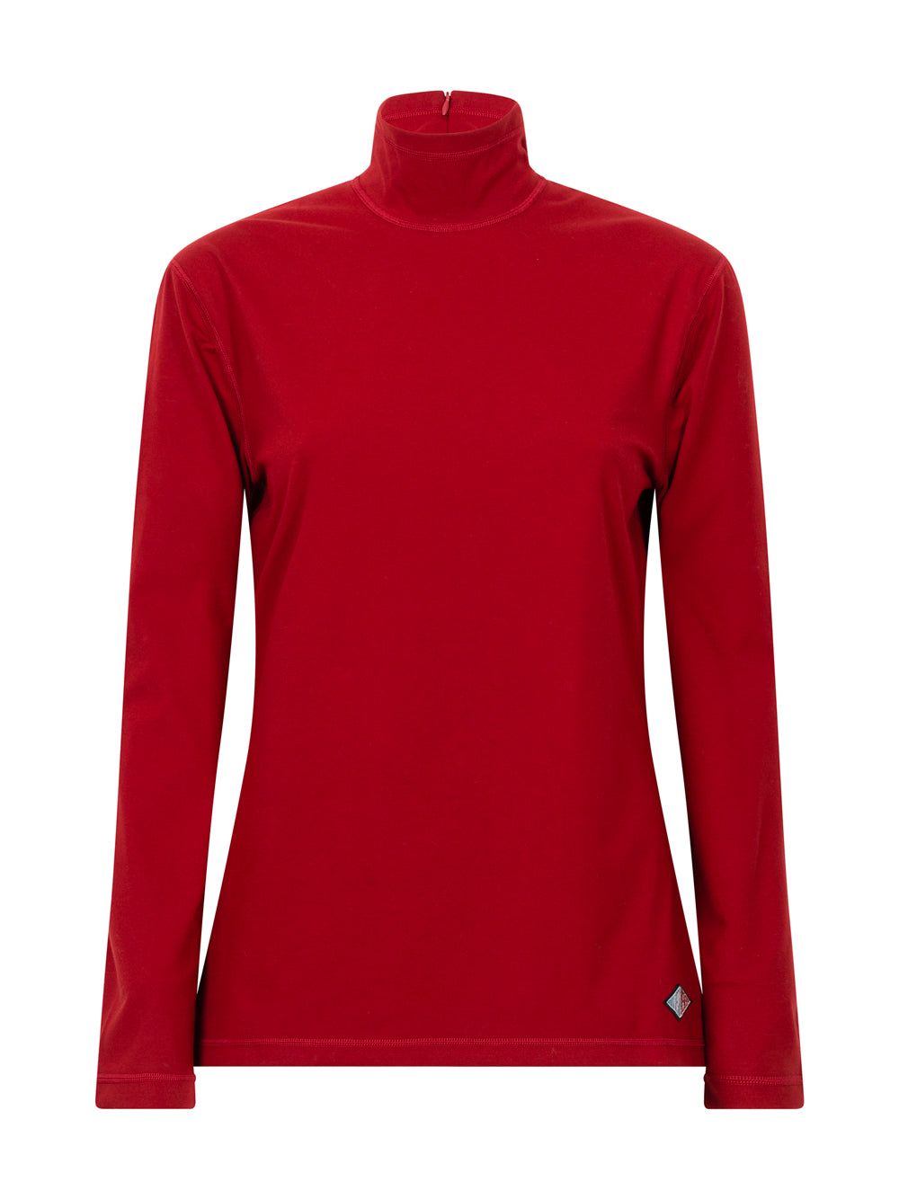 Bottega Veneta Women Stretch Cotton Jersey Turtleneck Top