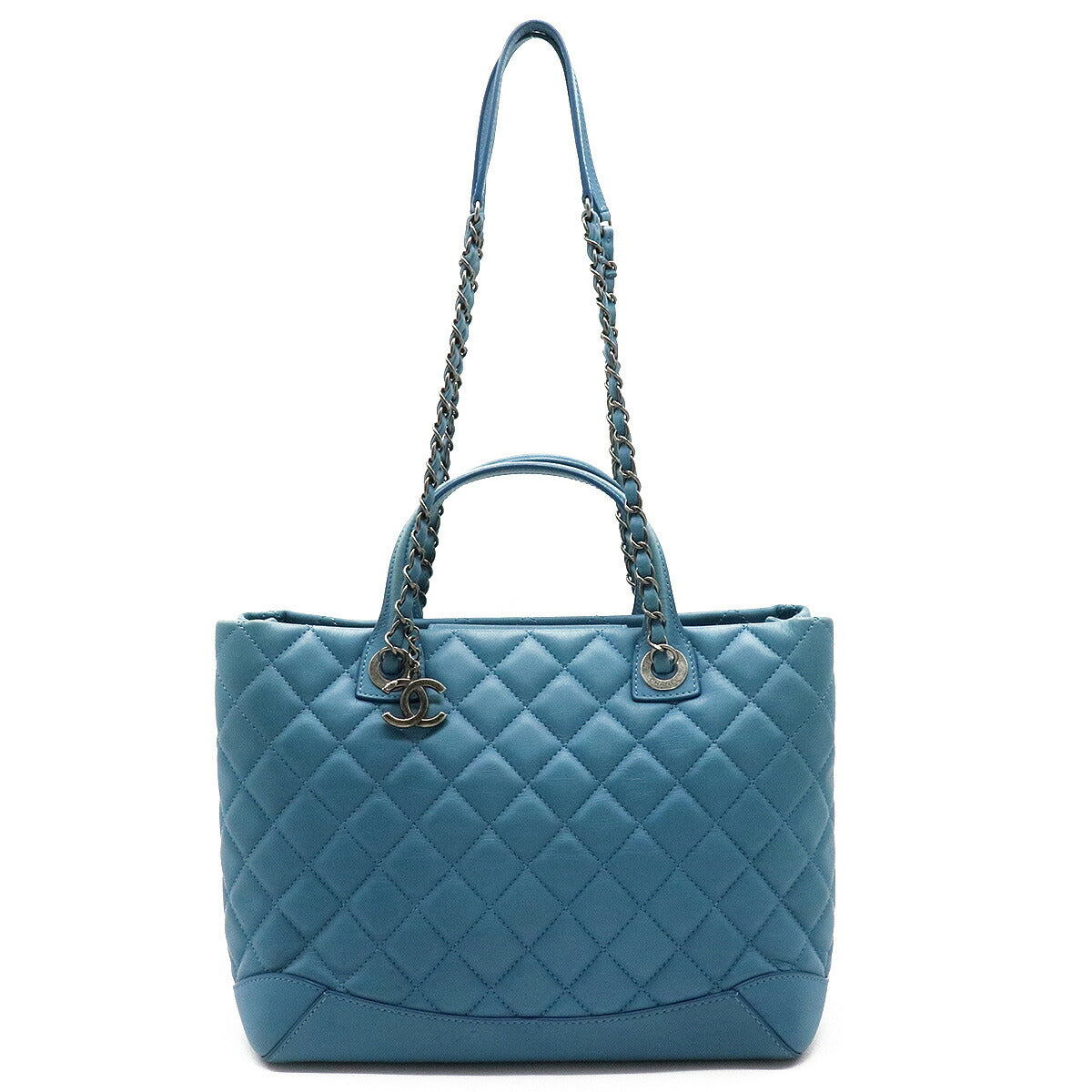 Chanel Matelasse Coco Mark Leather Tote Bag