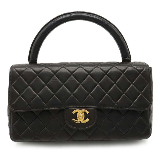 Chanel Leather Matelasse Handbag Black