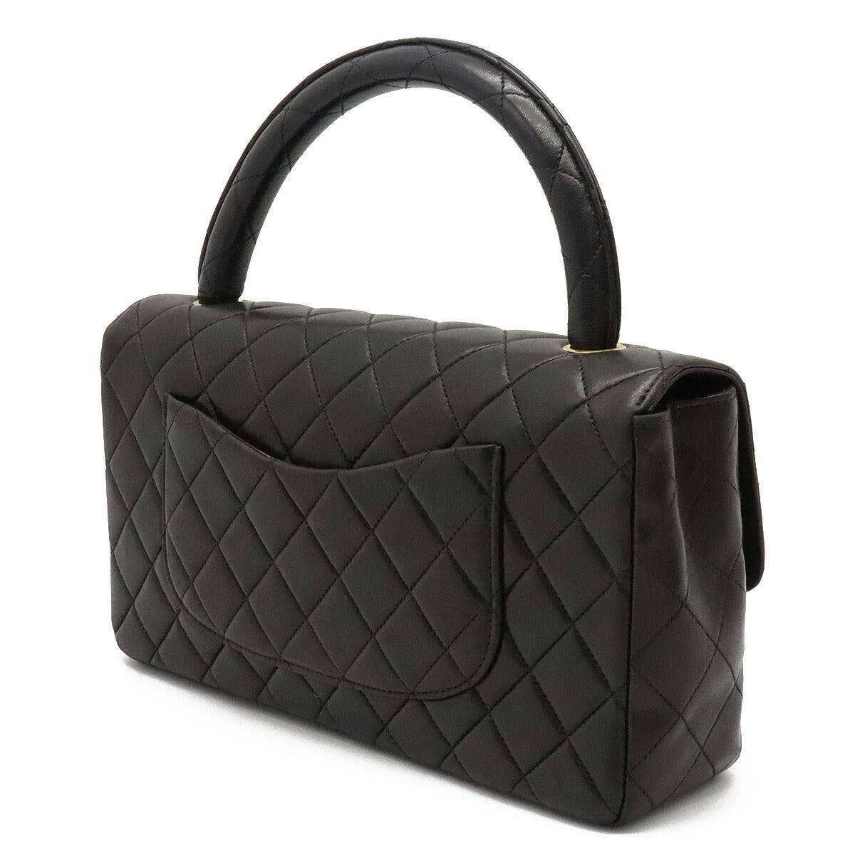 Chanel Leather Matelasse Handbag Black