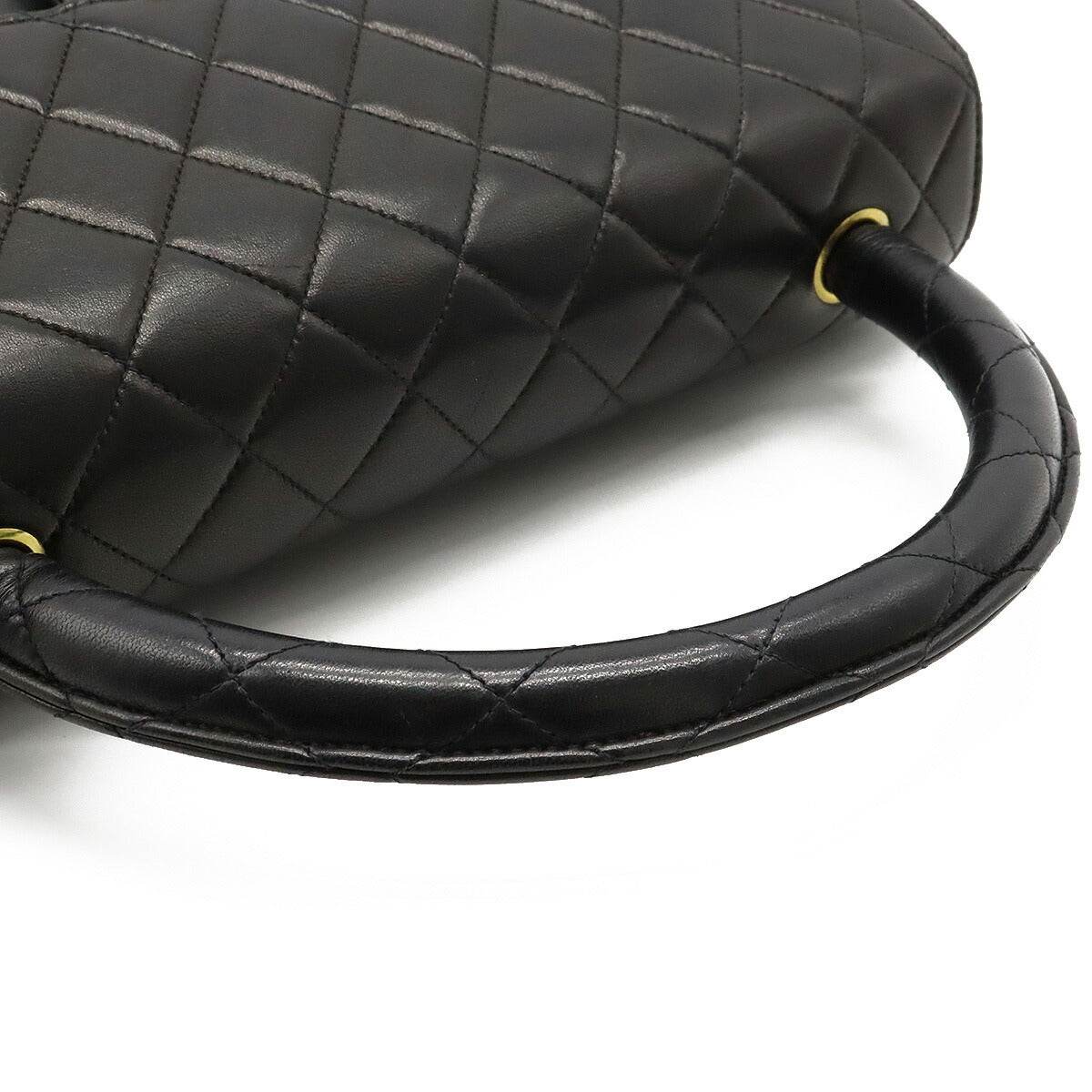 Chanel Leather Matelasse Handbag Black