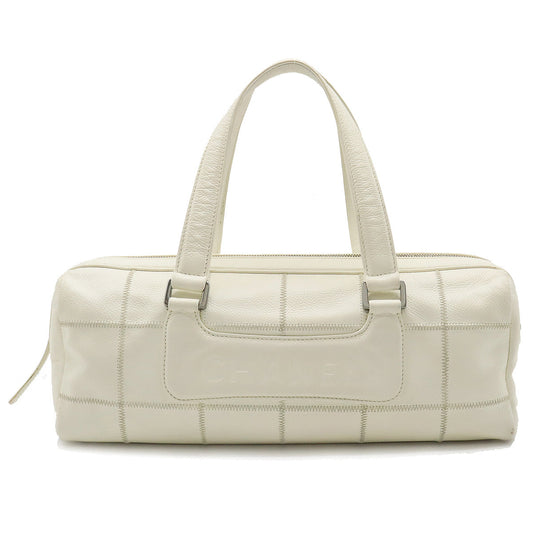 Chanel Leather Chocobar Coco Mark Handbag in New Condition