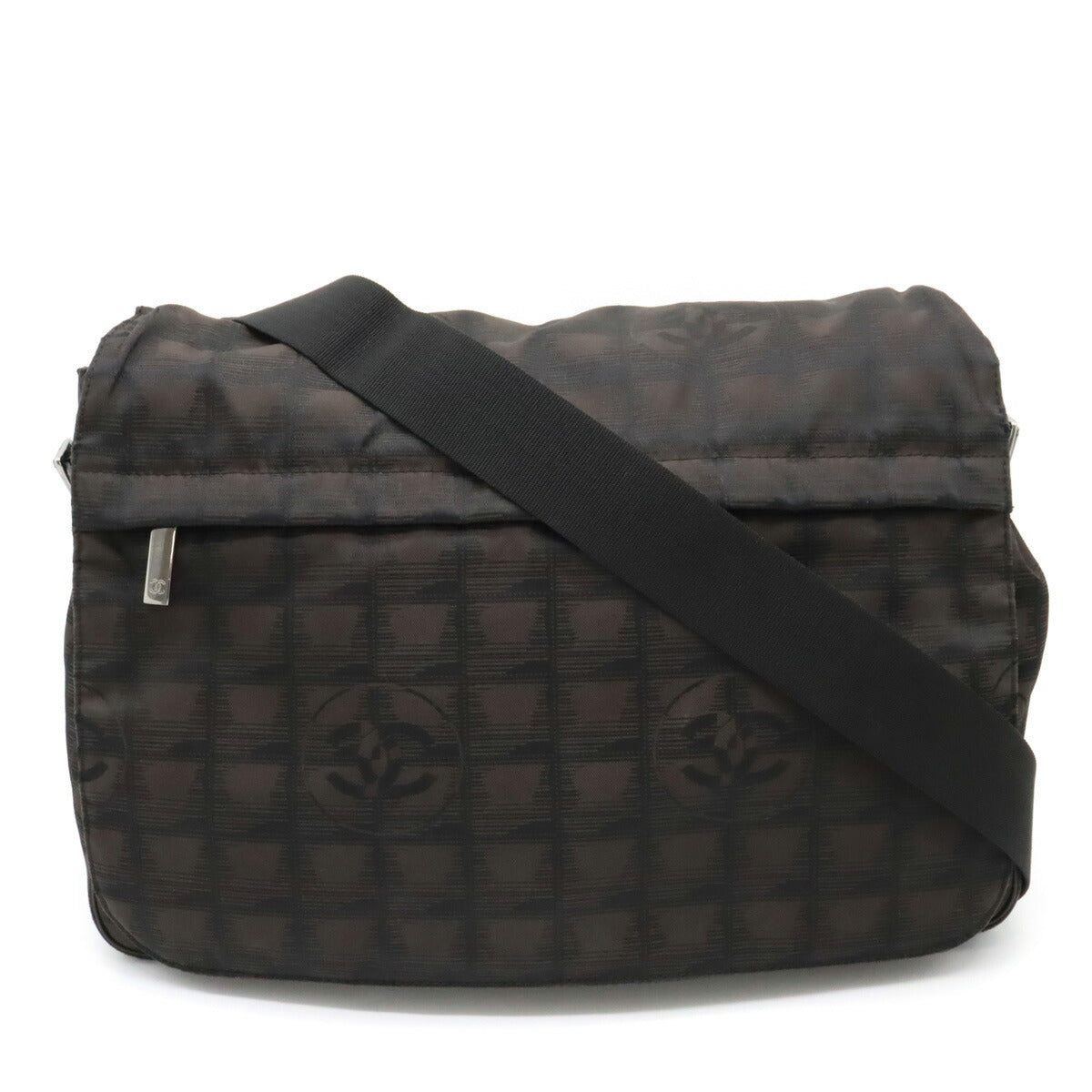Chanel Nylon Jacquard Leather Messenger Bag A29348