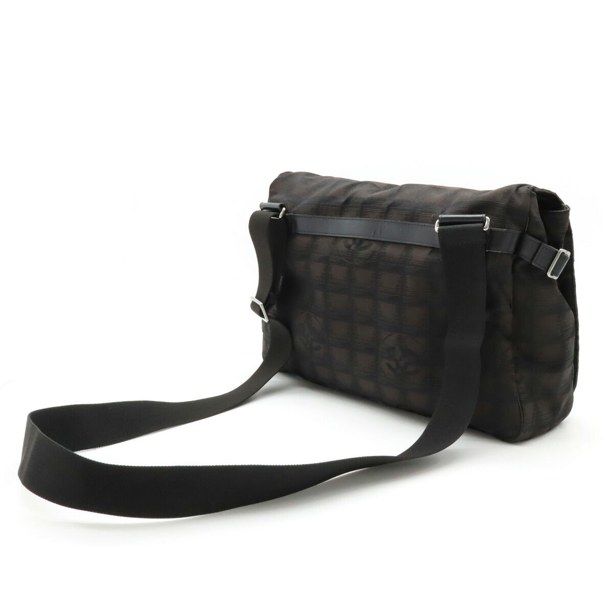 Chanel Nylon Jacquard Leather Messenger Bag A29348