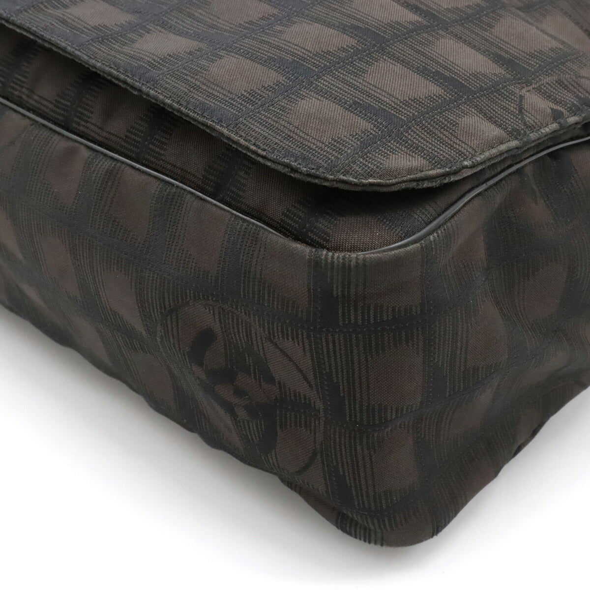 Chanel Nylon Jacquard Leather Messenger Bag A29348