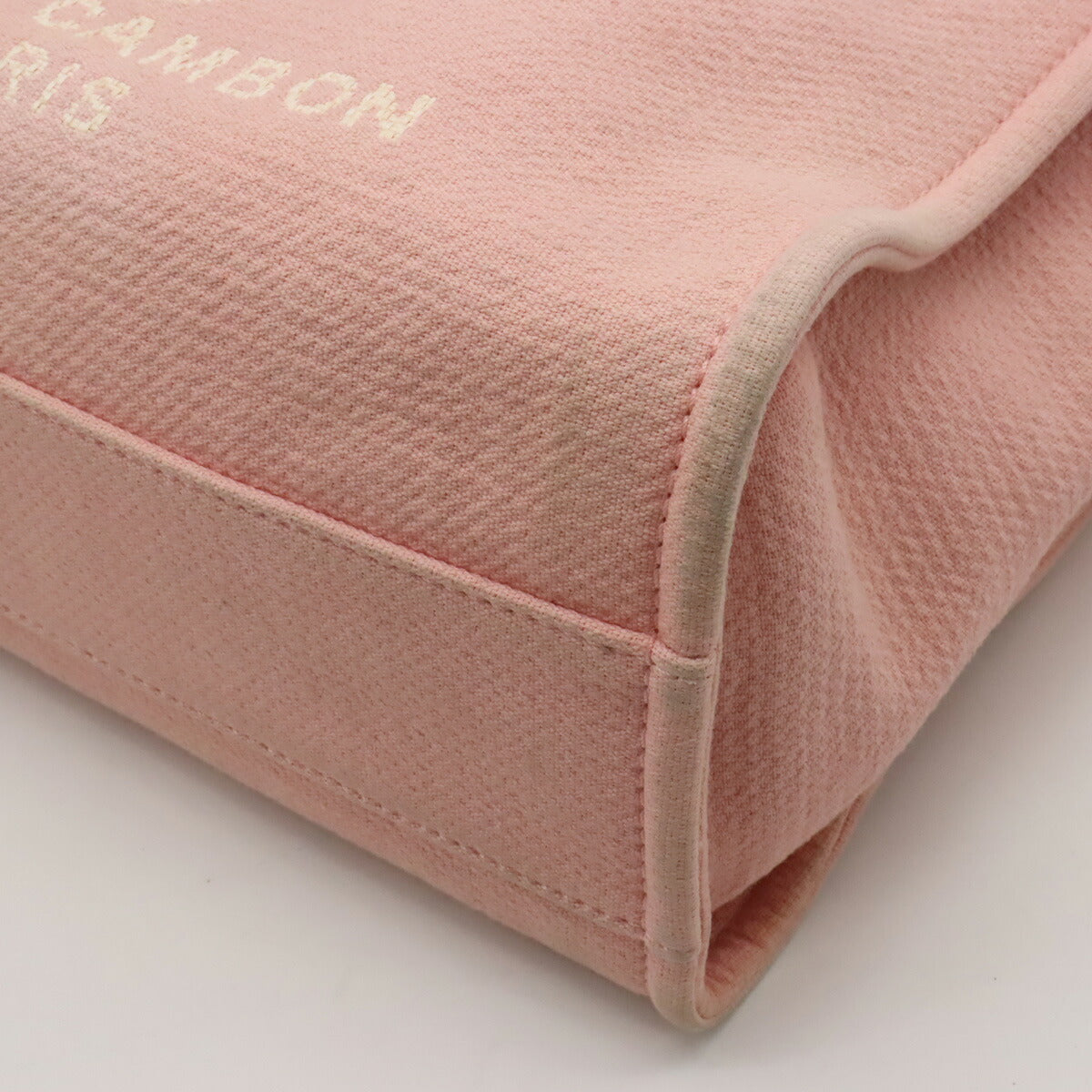 Chanel Deauville Line Medium Tote Bag Canvas Pink