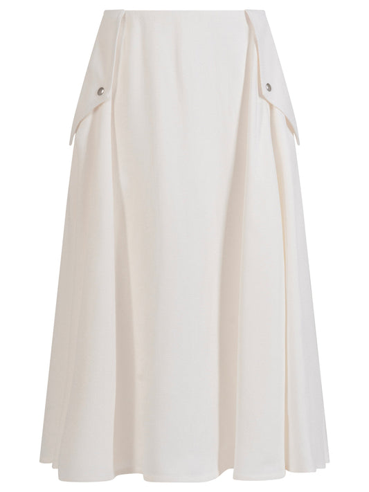 Bottega Veneta Women Viscose Melange Fluid Skirt