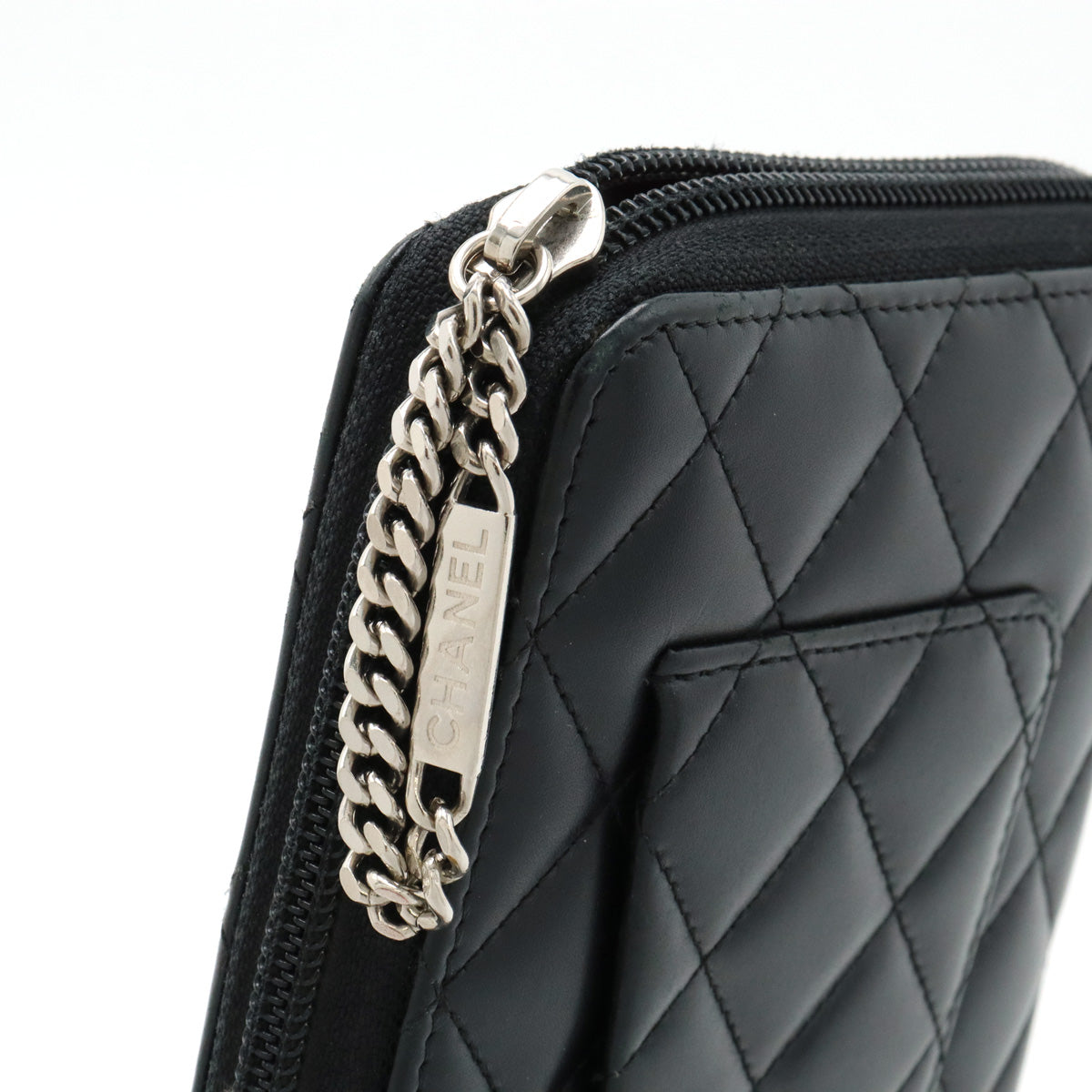 Chanel Cambon Line Leather Enamel Wallet in New Condition