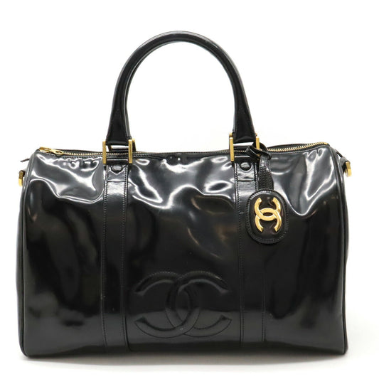 Chanel Coco Mark Patent Leather Handbag