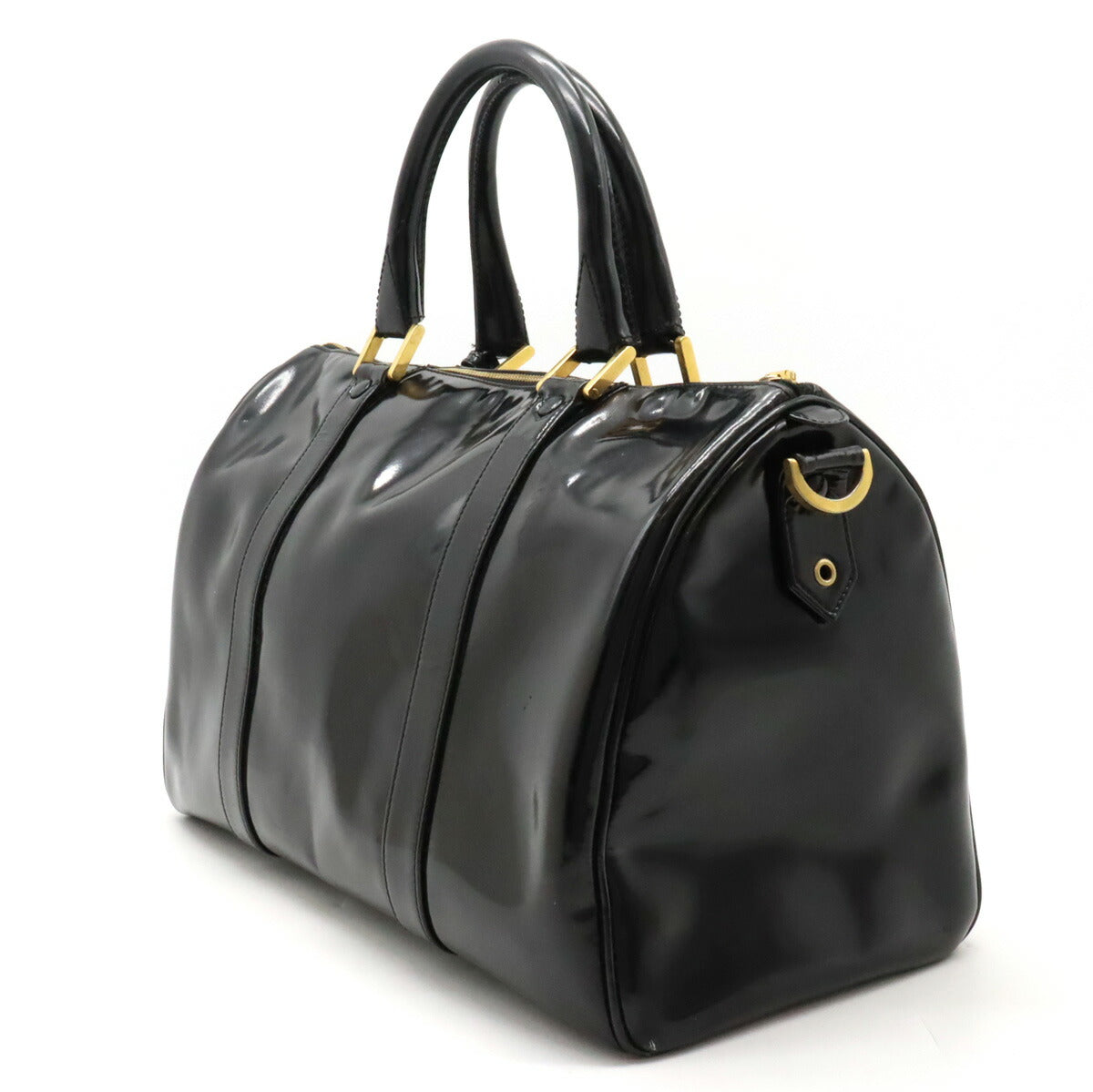 Chanel Coco Mark Patent Leather Handbag
