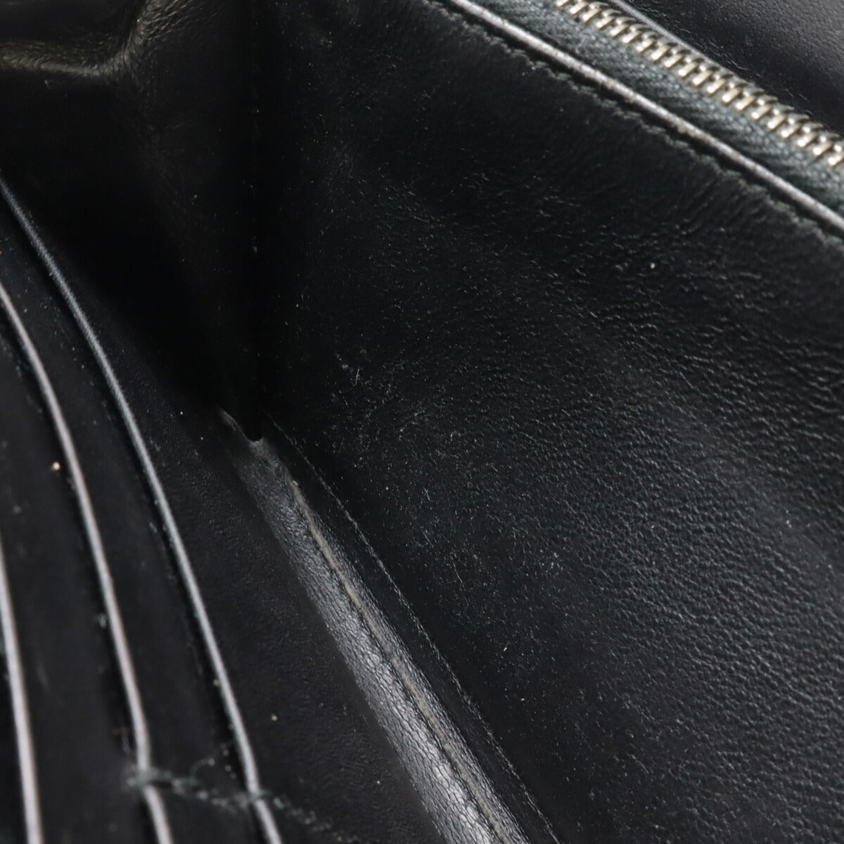 Bottega Veneta Intrecciato Leather Zip Wallet Black