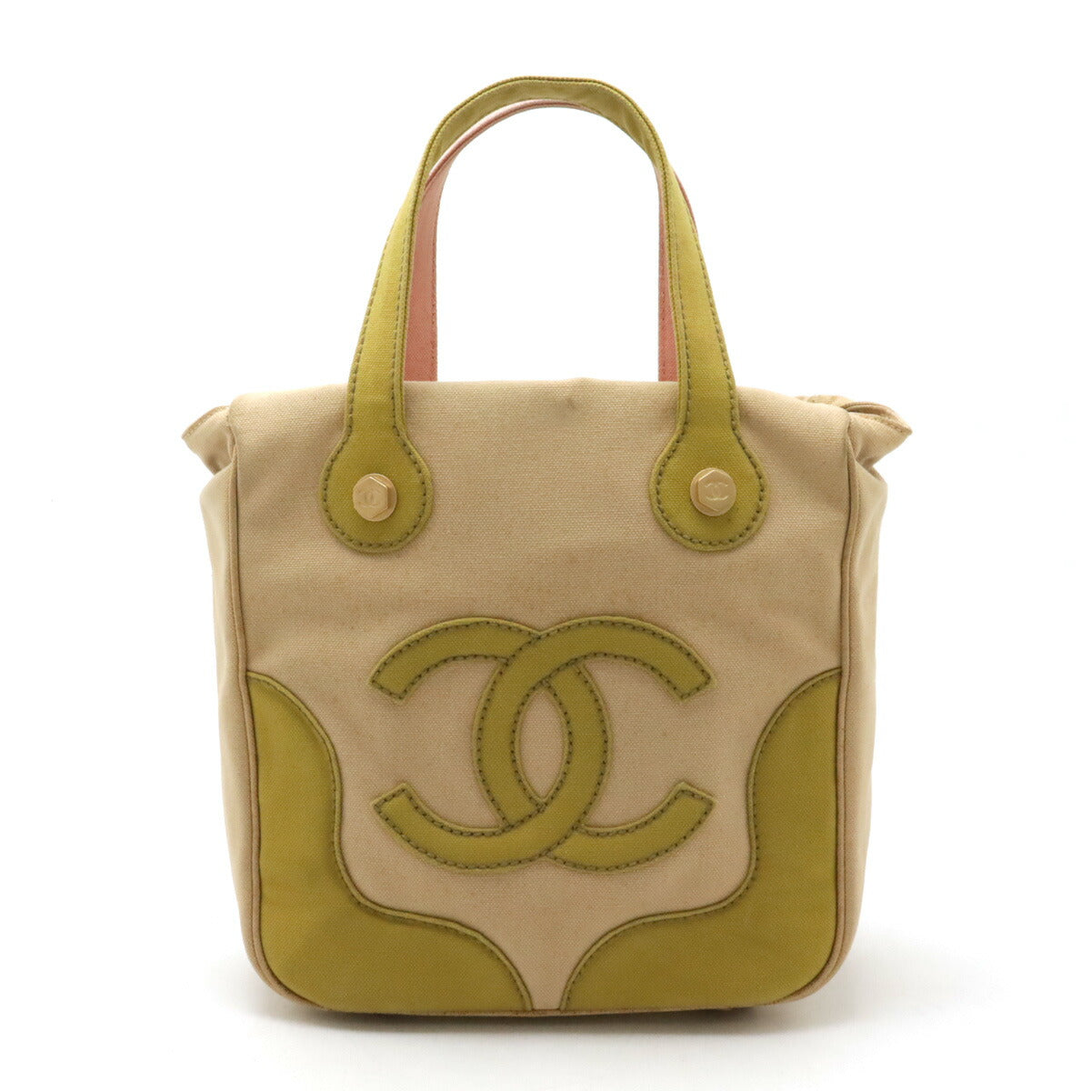 Chanel Marshmallow Canvas Tote Bag A24228