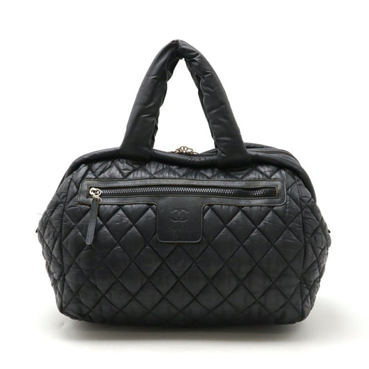 Chanel Coco Cocoon Quilted Tote Bag Black