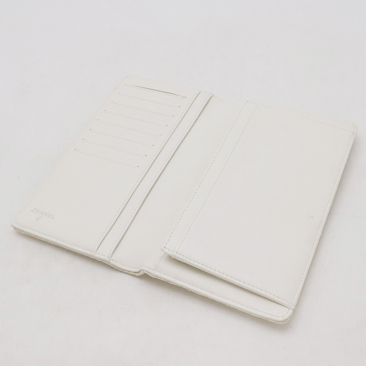 Chanel Matelasse New Coco Button Bifold Wallet