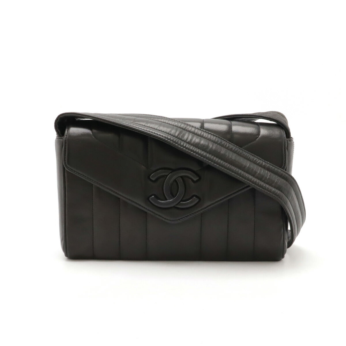 Chanel Leather Mademoiselle Coco Mark Shoulder Bag