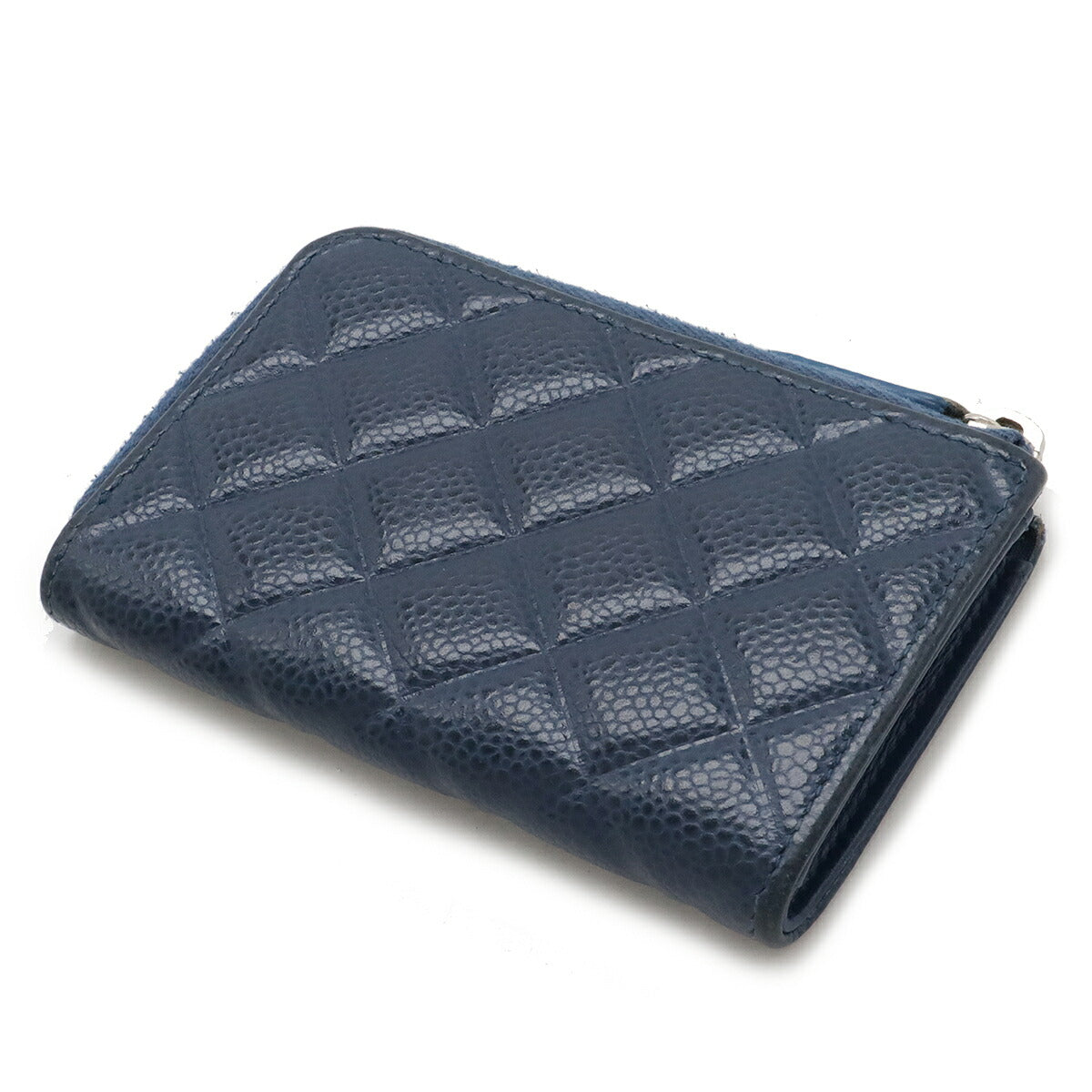 Chanel Caviar Skin Coin Case Blue
