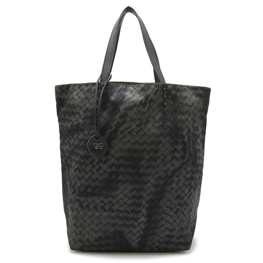 Bottega Veneta Intreccio Tote Bag Nylon Leather