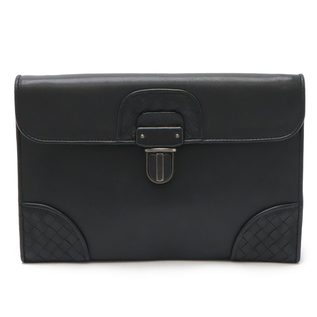 Bottega Veneta Intrecciato Leather Clutch Bag