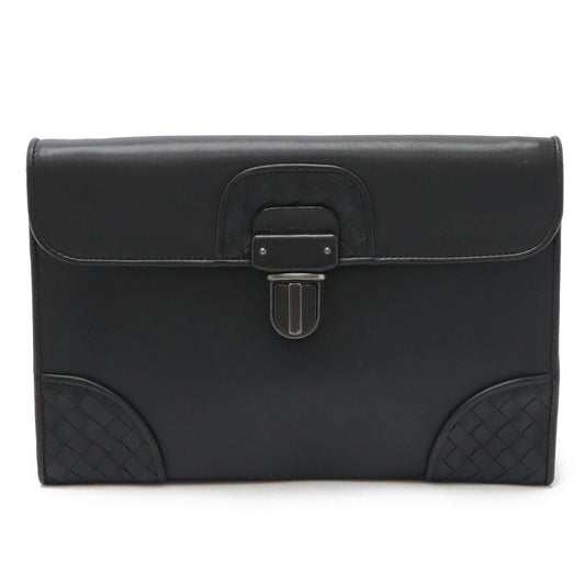 Bottega Veneta Intrecciato Leather Clutch Bag