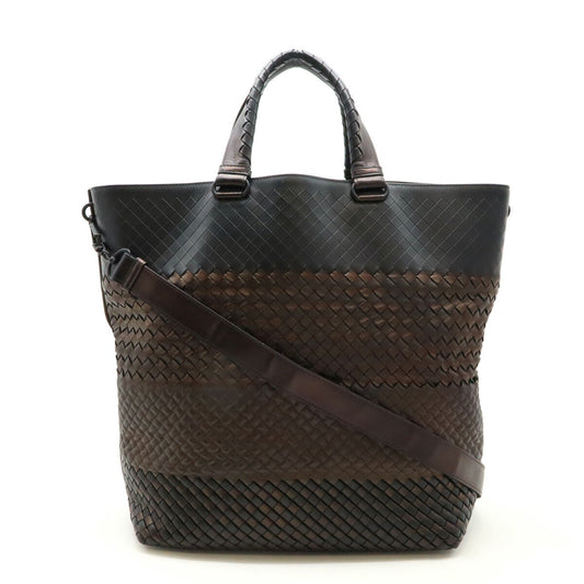 Bottega Veneta Intreccio Imperatore Leather Tote