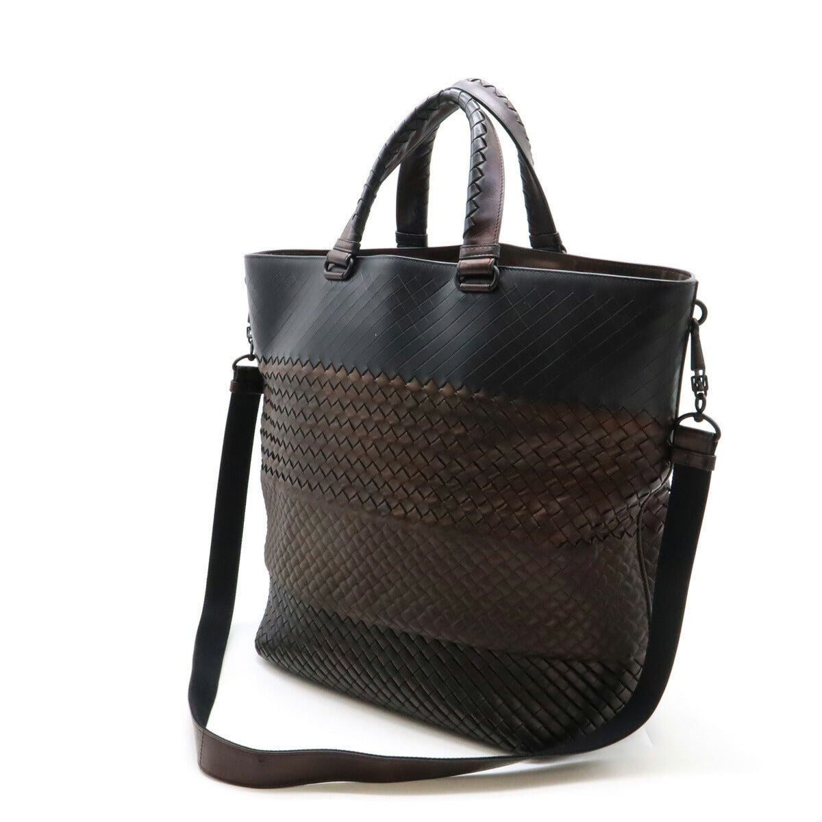 Bottega Veneta Intreccio Imperatore Leather Tote