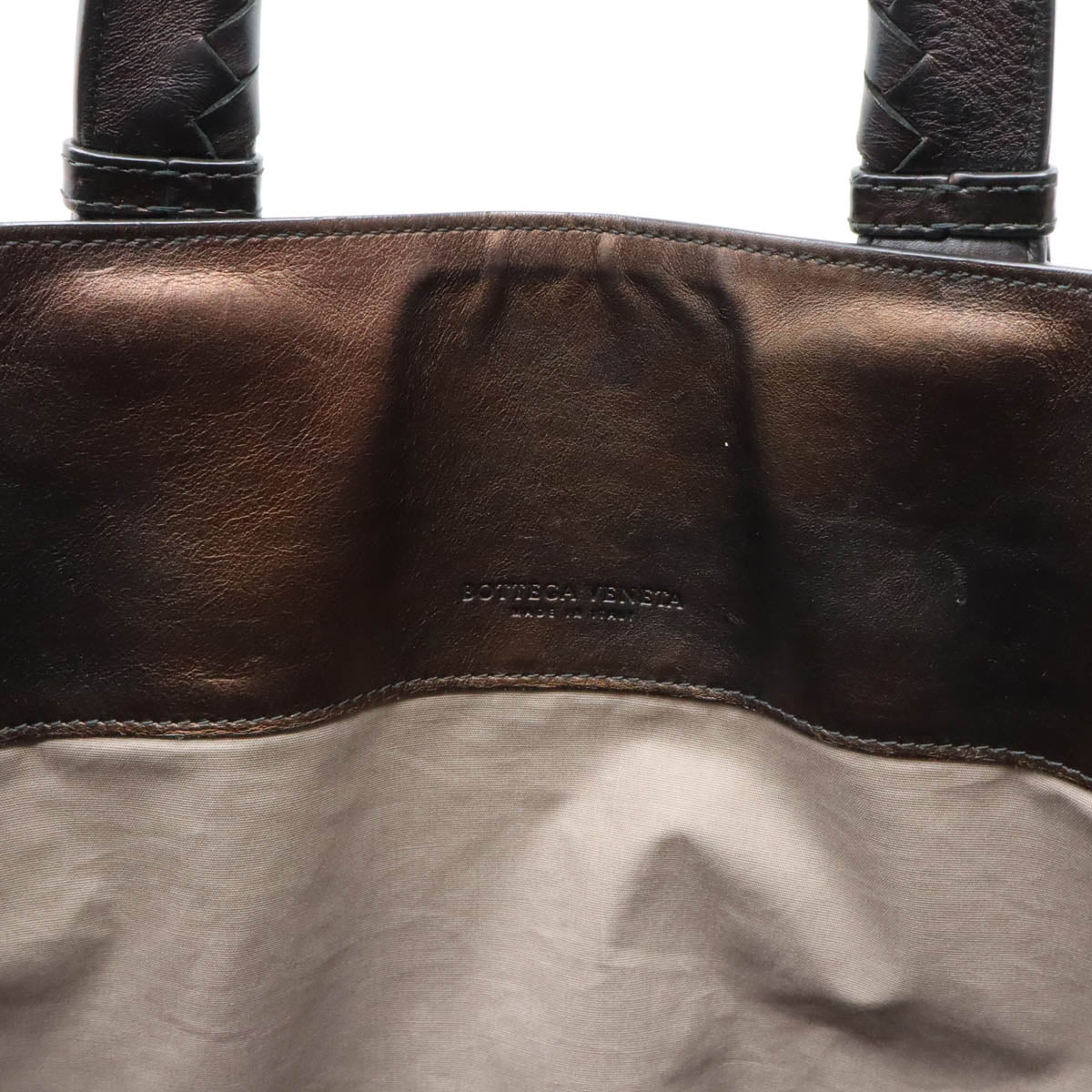 Bottega Veneta Intreccio Imperatore Leather Tote