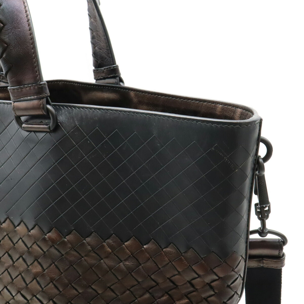 Bottega Veneta Intreccio Imperatore Leather Tote