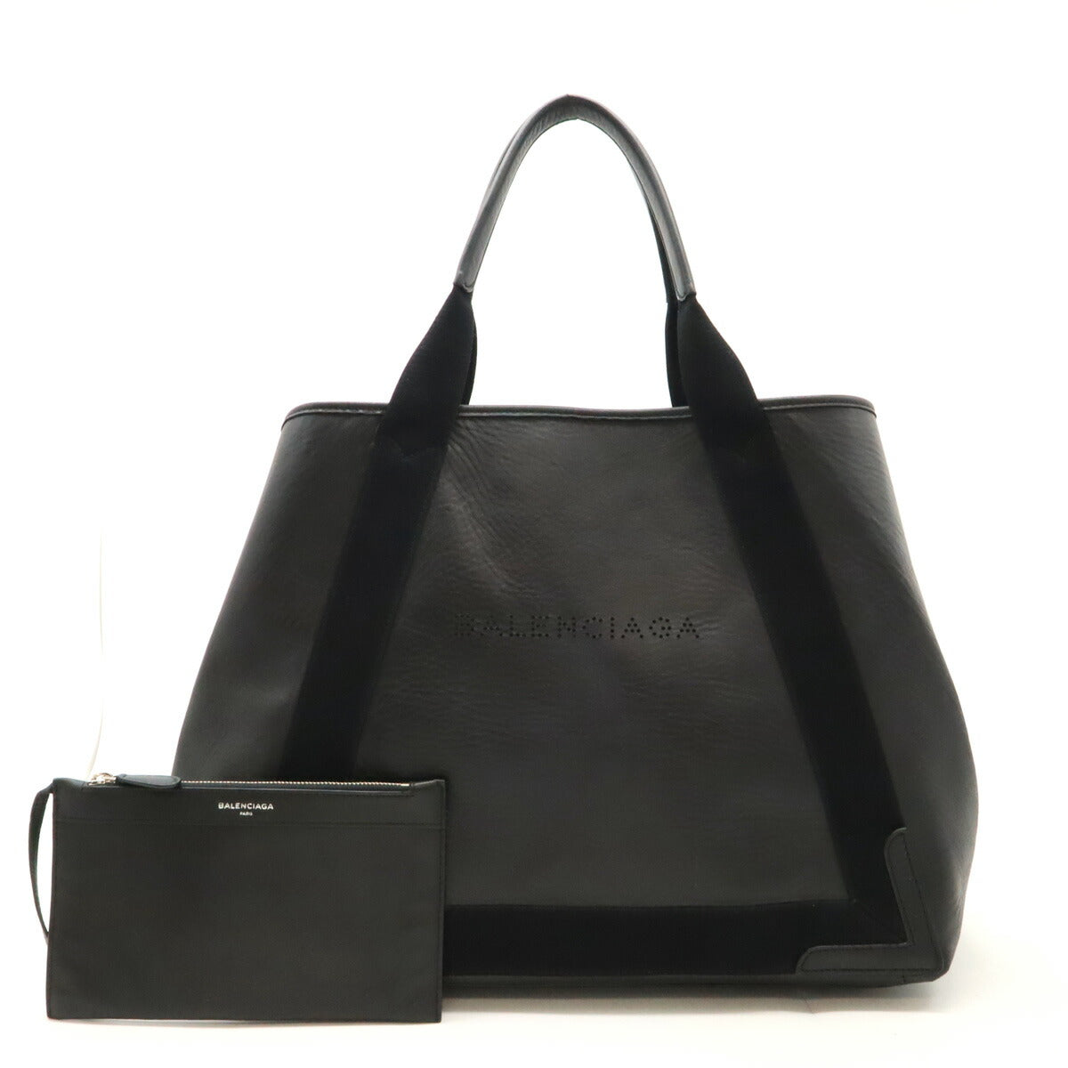Balenciaga Leather Tote Bag Black