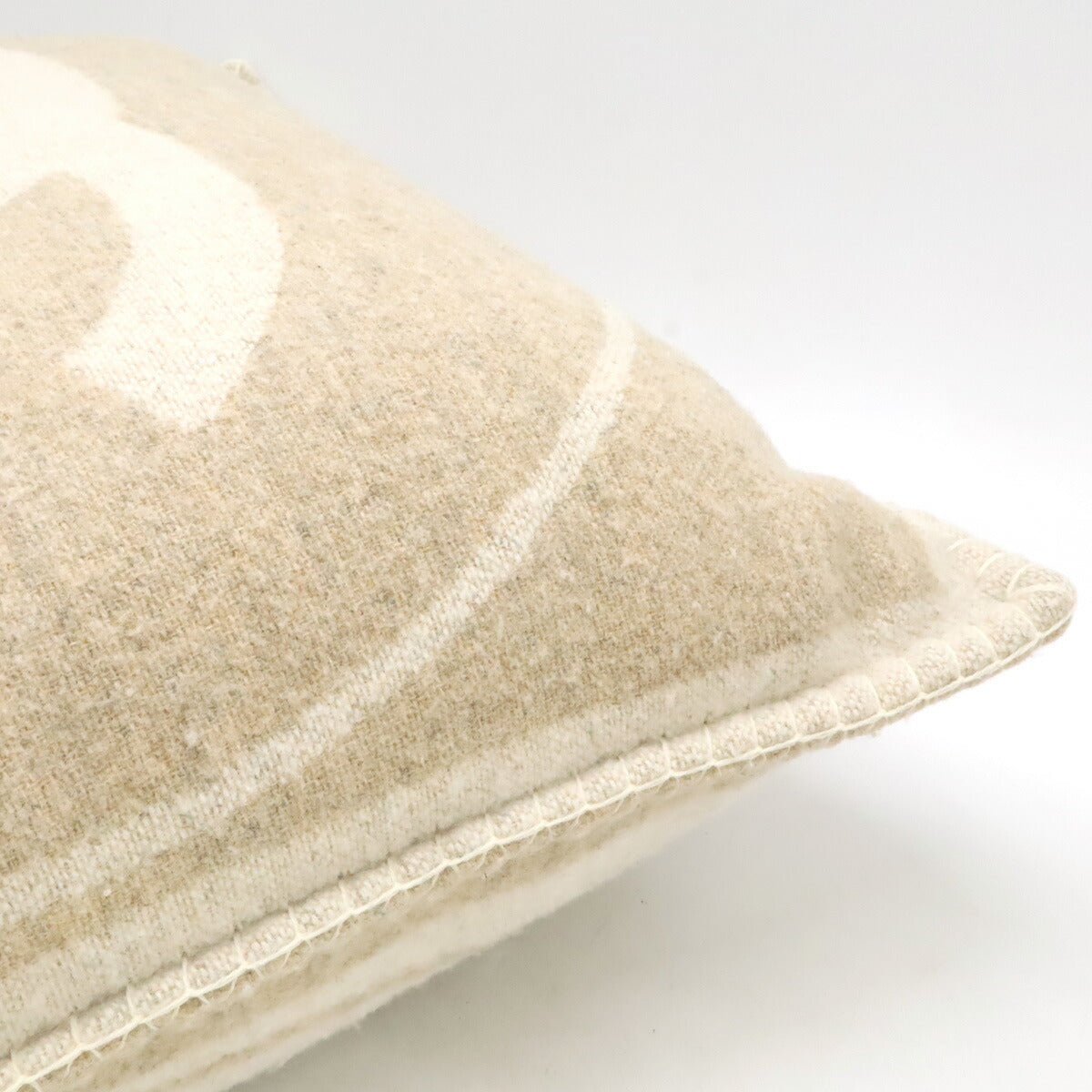 Chanel CC Logo Wool Cashmere Double Face Cushion