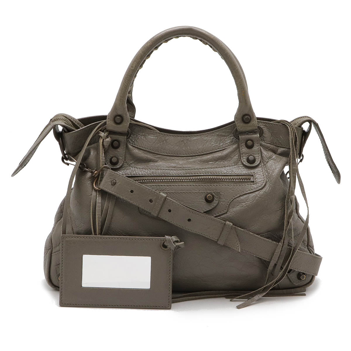 Balenciaga Leather The Town Handbag 2WAY