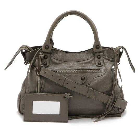 Balenciaga Leather The Town Handbag 2WAY