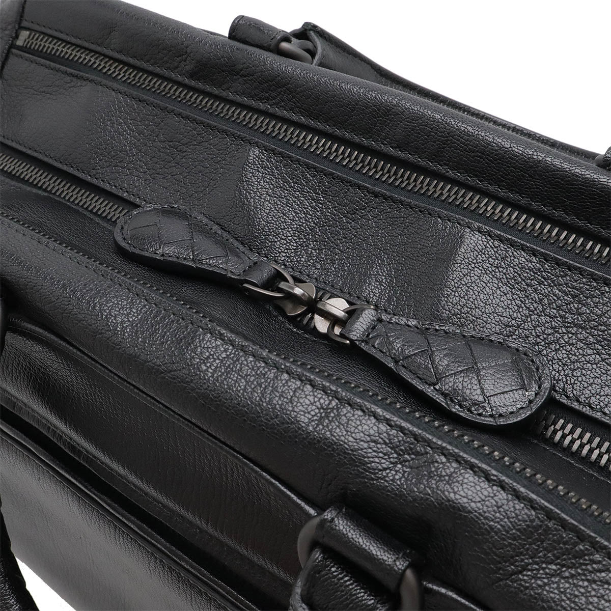 Bottega Veneta Leather Briefcase Black