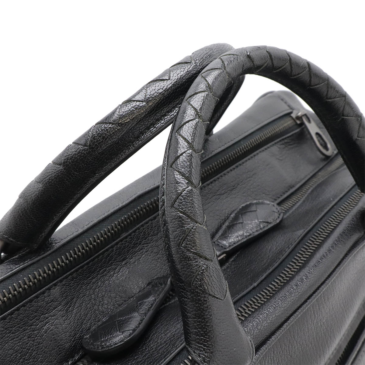 Bottega Veneta Leather Briefcase Black